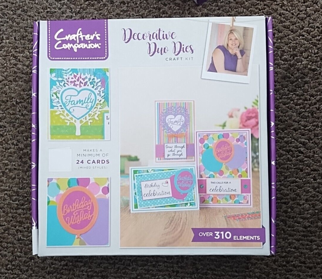 Crafters Companion Subscription Box #33 Decorative Duo Dies Craft Kit New-image