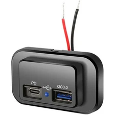 2 USB Car Charger Socket Adapter QC 3.0 Fast Charging Cars Accessories Dustproof