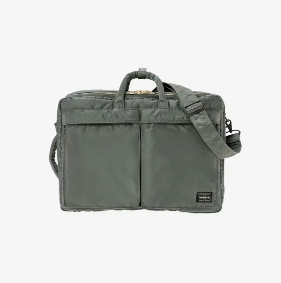 Porter All New Tanker 3 Way Document Bag Zip Sage Green | eBay