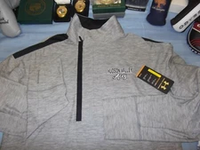 UA  - UNDER ARMOUR  HEATGEAR LS 1/2 ZIP PULLOVER - L - HUDSON VALLEY ACES LOGO
