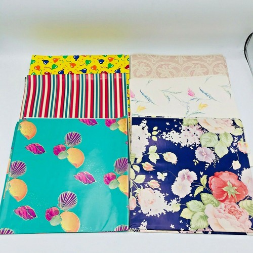 Papel de regalo Artfaire años 80 para todas las ocasiones 50 pies cuadrados 6 diseños 20 x 30 florales et - Imagen 3 de 7