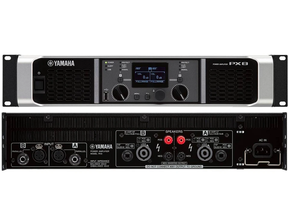 Yamaha PX8 Stereo Power Amplifier 100V channels 2 PX Series 7.2 kg - Image 2 of 4