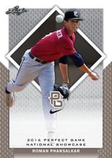 10-Count Lot Roman Phansalkar 2016 Leaf Perfect Game NIKE All-American Rookies