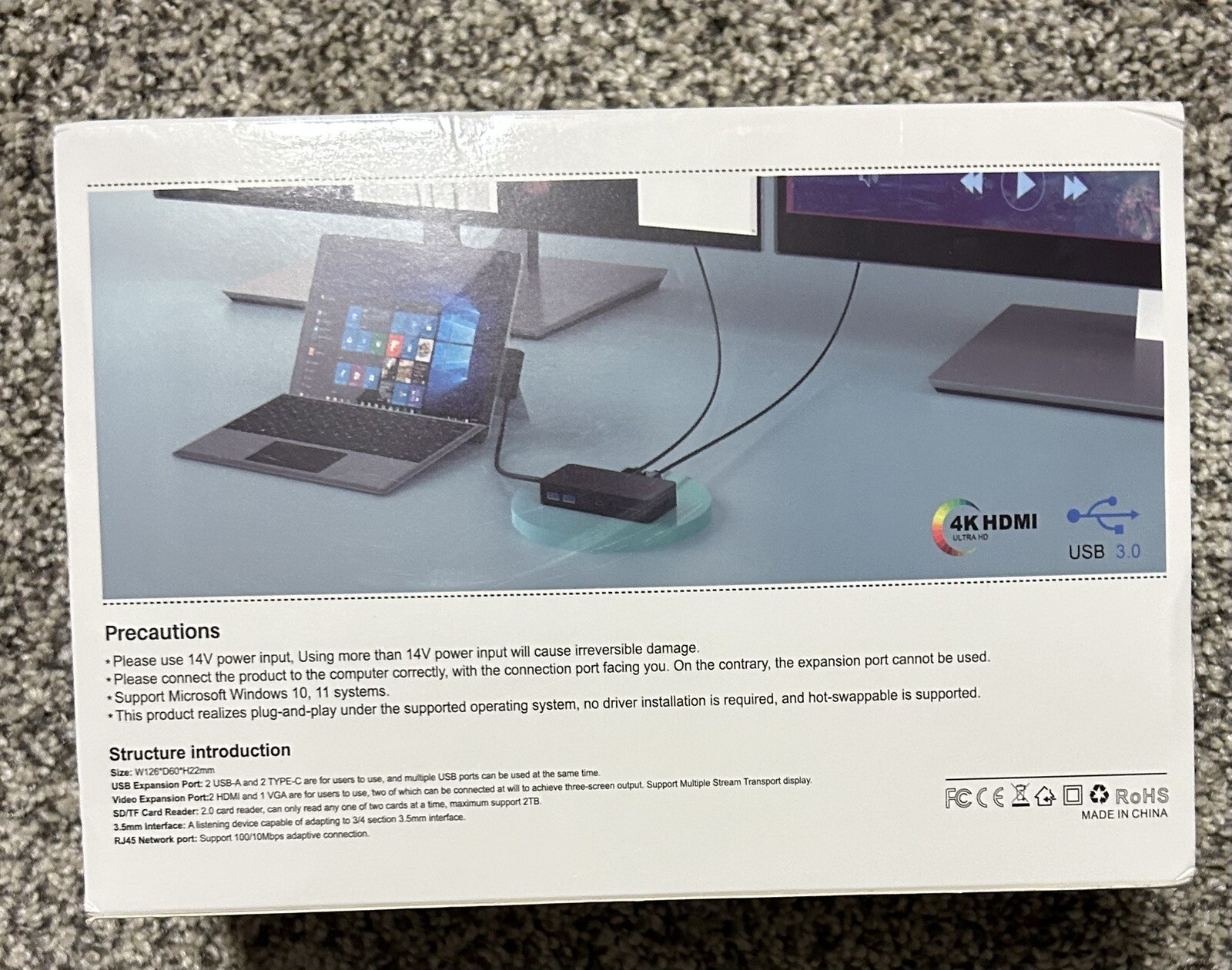 Expansion Dock Surface Computer Dedicated Connect Docking