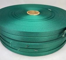 5 rolls 250 yards 5/8" GREEN med Nylon Webbing leash strap collar CLOSE OUT!