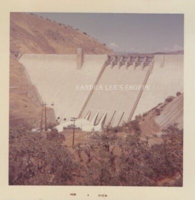 1962 Original Color Photo Pine Flat Dam Fresno County California  #146