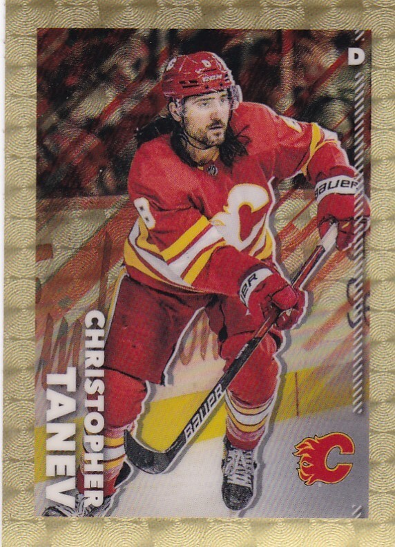 2022-23 TOPPS CHROME NHL STICKER #78 CHRISTOPHER TANEV SUPERFRACTOR #1/1 CALGARY