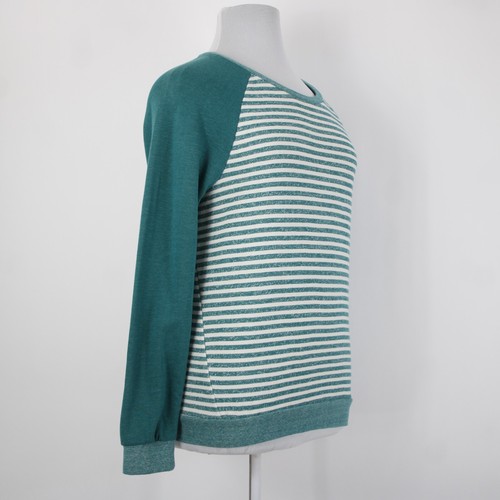 Volcom Lived In Sz XL NEW $45 Heathered Emerald Green Cream Cotton Blend Sweater - Picture 5 of 14