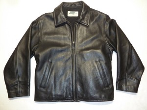eddie bauer black leather jacket