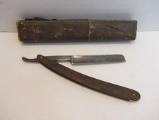 Antique Fred Kruger No. 38 - John Vonier "The Gem" Detroit straight blade razor
