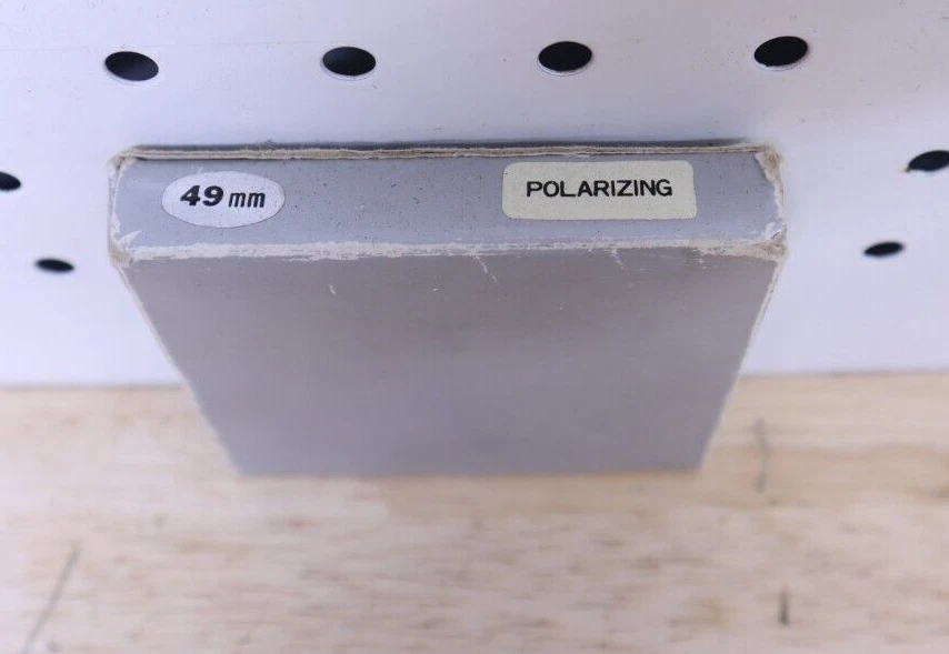 Genuine 49mm Polarizer PL Glass Lens Filter Japan 49 mm Polarizing Coaster 35mm - Image 3 of 4