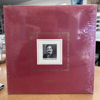 FACTORY SEALED ~ Enrico Caruso - Great Artists At The Met LP ~ 1977 Met Opera