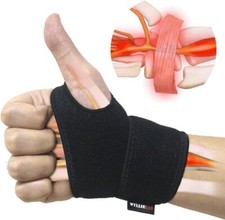 Wrist Brace For Pain Relief Adjustable Support For Carpal Tunnel Tendinitis