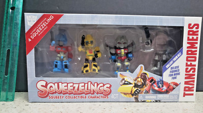 TRANSFORMERS SQUEEZELINGS Set Of 4 Action Figure Toys | 2022 Hasbro | SEALED NIB