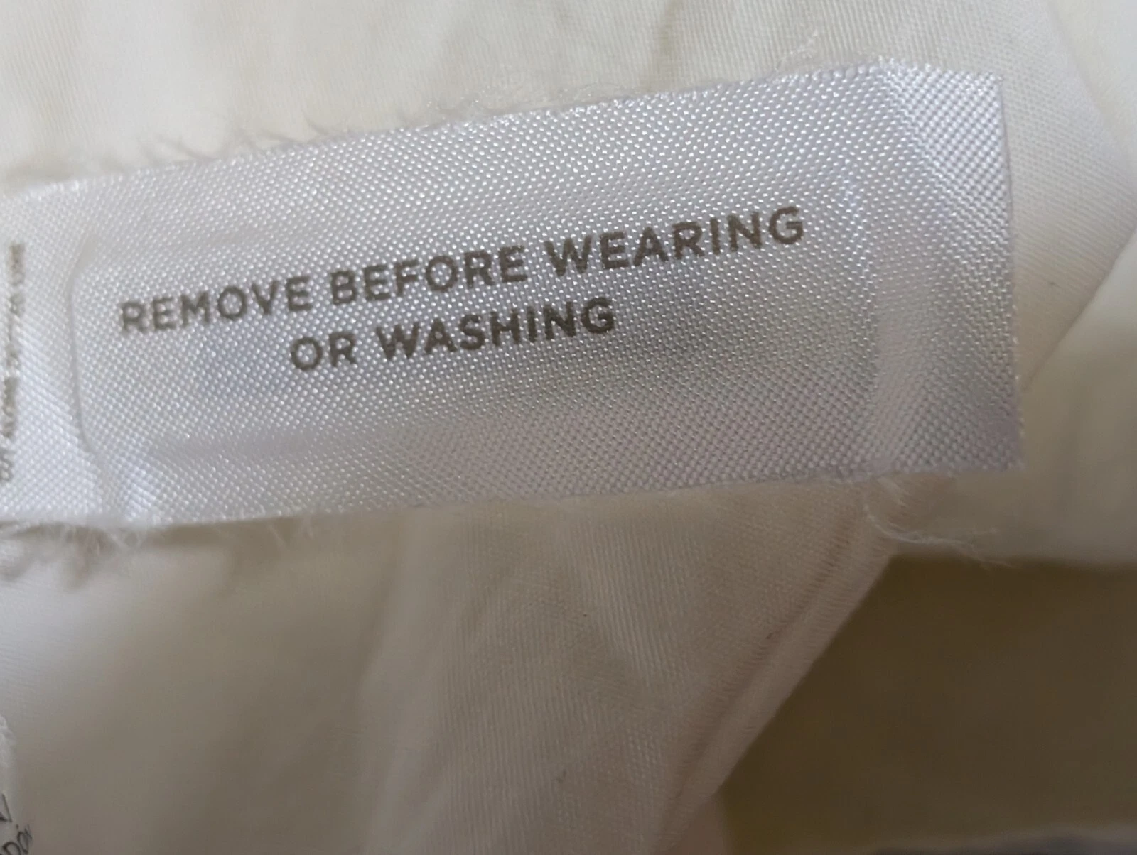 PALM ANGELS Abito Ann Taylor Loft avorio foglia di palma tropicale floreale all'uncinetto taglia S N94