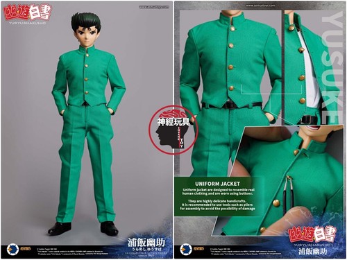 Asmus Toys YU YU HAKUSHO 1/6 URAMESHI YUSUKE 2 PACK LUXURY EDITION YUYU002LUX - Picture 6 of 9