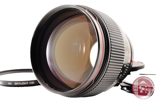 Canon FL 85mm F1.8 Telephoto Prime Lens with Hood Canon FD