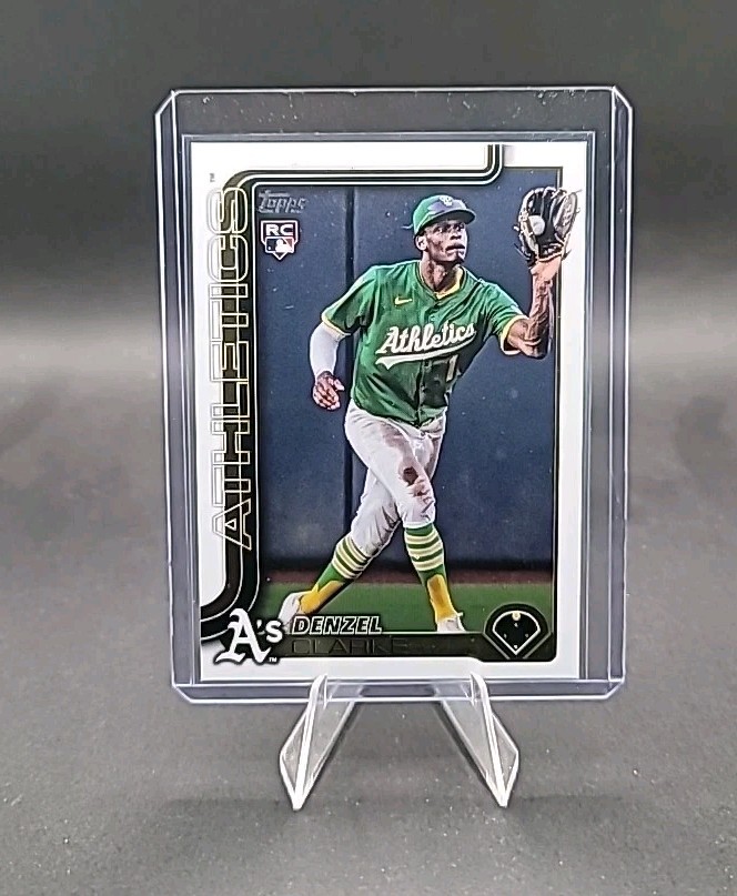 2025 Topps Update Series Denzel Clarke Rookie #US14 Athletics