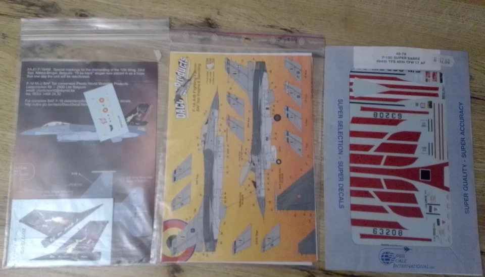 Konvolut 1:48 modern Jets , Airfix ,Academy + 3xDecals ,Gebraucht ,OvP - Bild 4 von 4