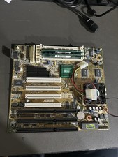 Vintage Asus SP97-V Socket 7 Motherboard + Pentium 75 + 8mb + Video