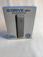 G-Technology 500GB G-DRIVE slim Portable Hard...