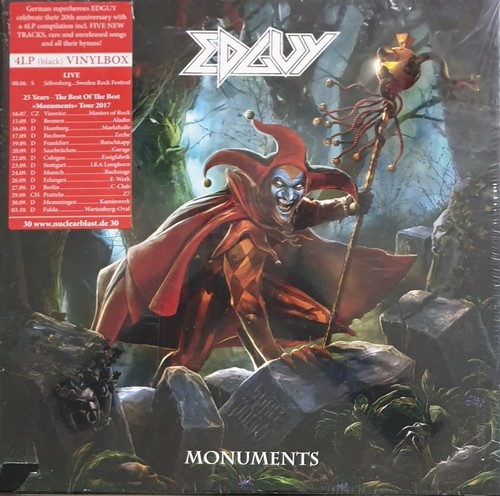 EDGUY • MONUMENTS • New & Sealed • 4 LP BOX SET - Picture 1 of 2