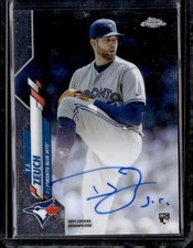 2020 Topps Chrome #RA-TZ T.J. Zeuch Rookie Autographs