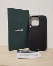 Mous Limitless 5.0 Leather Case for iPhone 15 Pro in Black - New Sealed