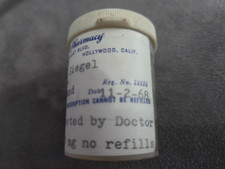 EMPTY Plastic Bottle from Judy Garland from her last husband Mickey Deans EMPTY Plastic Bottle from Judy Garland from her last husband Mickey Deans