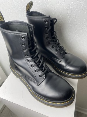 Doc Martens 1460W Smooth Black Leather Womens 9  EU 41 UK7  Gothic. New Other