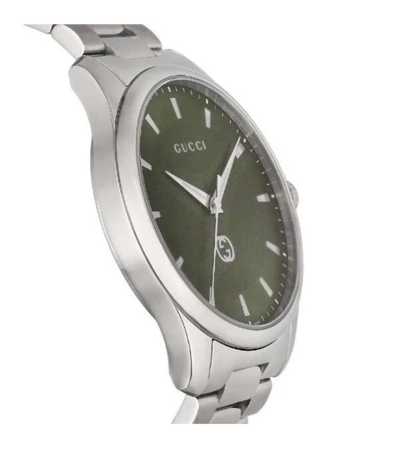 Unused Gucci G-Timeless YA126369 Green Dial Quartz Men's Watch + 40mm - Image 2 of 4