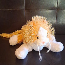 Ganz Orange  White Cat Webkinz , no Code Tag