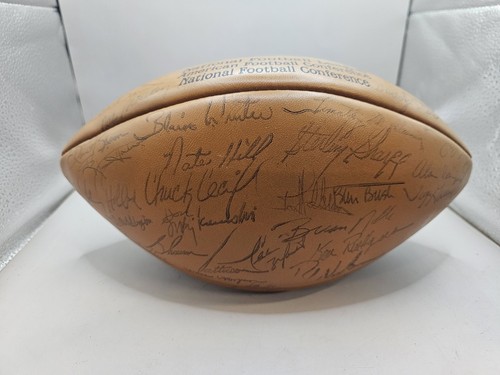 Green Bay Packers 1991 Facsimile Auto'd Wilson NFL Football Shrine Game Orak - Picture 9 of 12