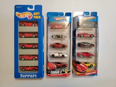 Hot Wheels Ferrari 5 Pack lot of 3 Collection 1993 2009 2011