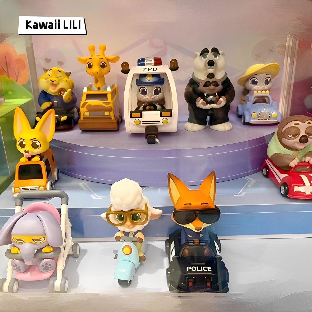 MINISO Disney Zootopia Happy Driving Series Blind Box Confirmed Figure Toy Gift