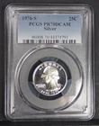 1976-S Washington Quarter 25C PCGS PR70DCAM Silver