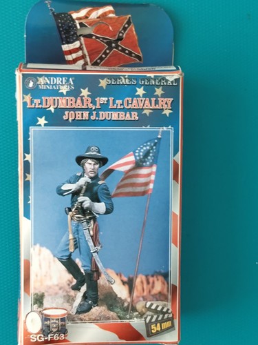 Figura De Plomo 54 mm,Teniente Caballería Américana. - Imagen 10 de 10