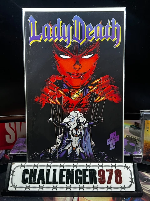 LADY DEATH 2 Between Heaven & Hell #3 Brian Pulido SIGNED w/ COA (1994)