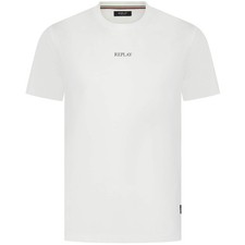 Image of REPLAY PRINTED LOGO T-SHIRT