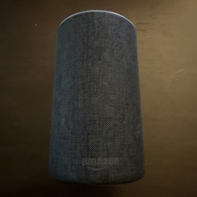 Amazon Echo 2nd Gen Smart Speaker Alexa Dolby Processing Charcoal Fabric