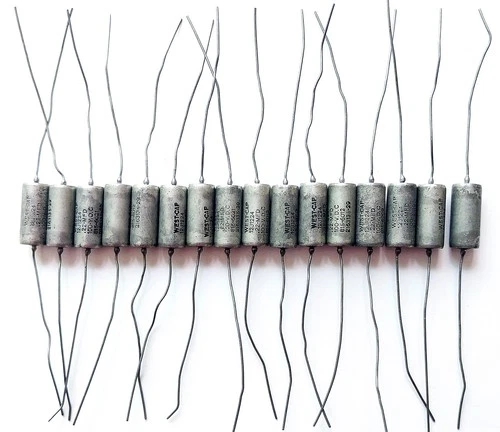 16 pcs Vintage WEST CAP 815 12J1224 .22 µF 100V 5% NOS PIO Capacitors 2163135-29