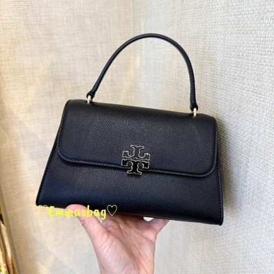 Tory Burch Britten Top Handle Crossbody 175616 $500 Black | eBay