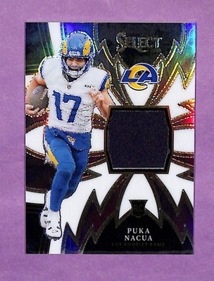 2023 Select Sparks Puka Nacua RC #SP-PNA White Prizm Jersey  66/75