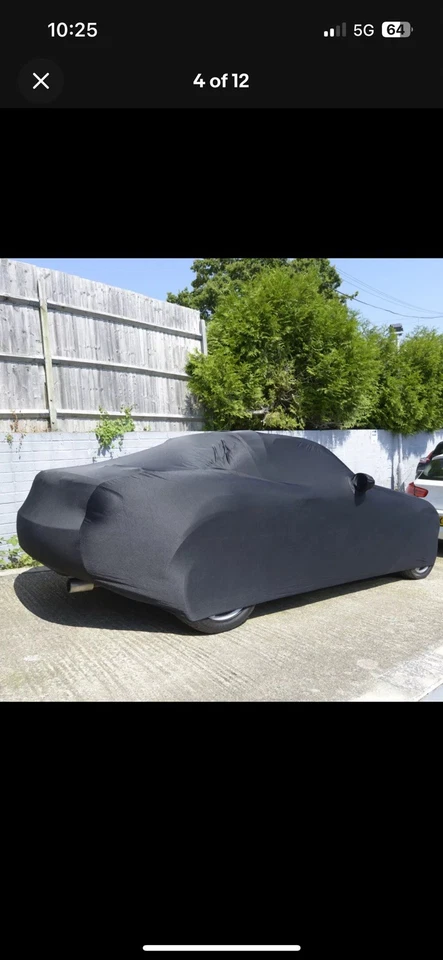 MAZDA MX5 MK3 CUBIERTA COCHE INTERIOR A MEDIDA (2005-2015) NEGRO 386 Foto 4 de 4