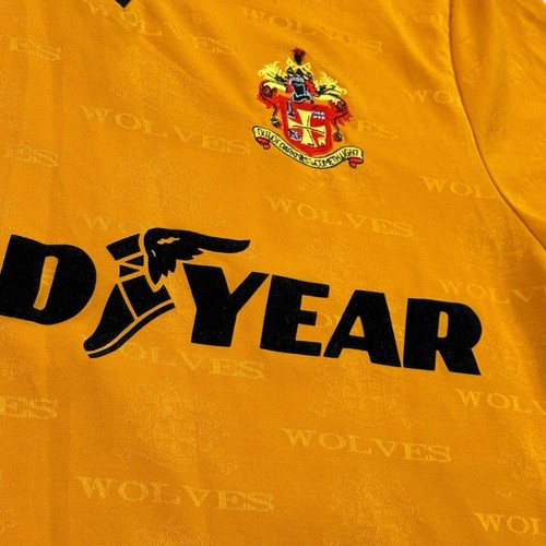 Camiseta local Wolves 1995/96 Nº6 Richards talla 38/40 Wolverhampton Wanderers - Imagen 9 de 15