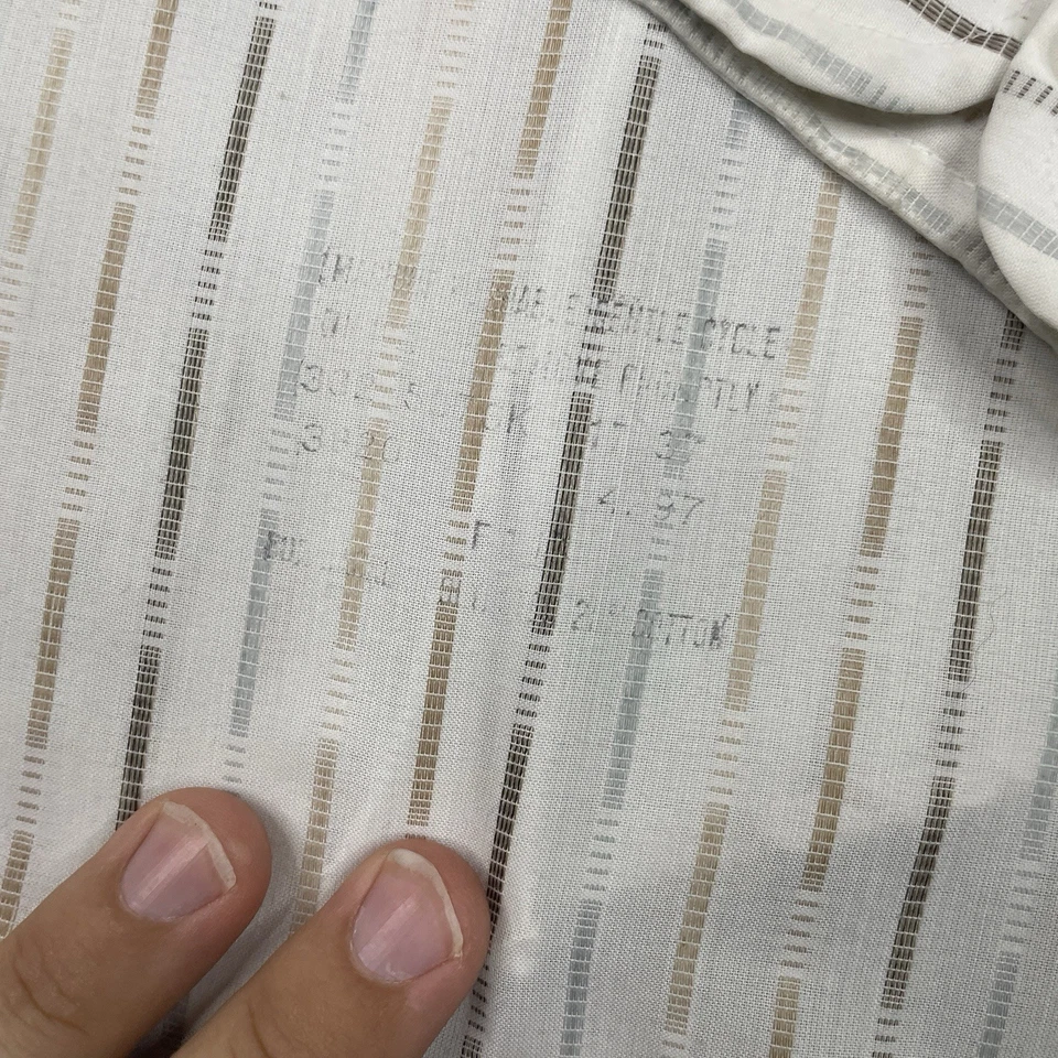 Penneys Towncraft Plus Shirt Men 17 37 Long Sleeve Button Up Vintage USA 60s 70s - Image 3 of 4