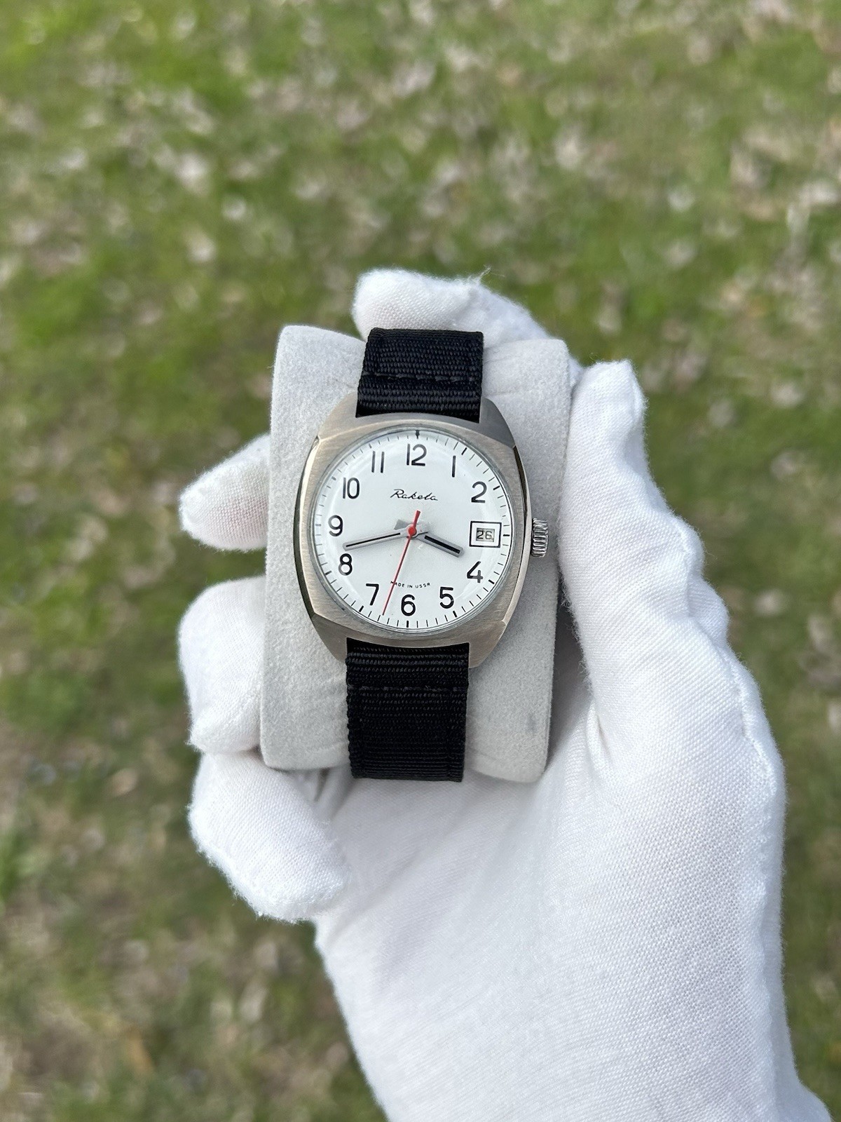 Raketa Watch USSR Soviet Vintage Retro Wristwatch 1980's Manual Winding