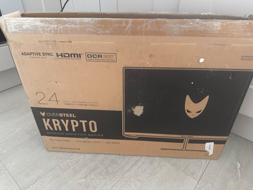 Oversteel - Moniteur gaming KRYPTO LED 24'' FullHD (1920x1080), panneau VA, 16:9, 1 - Photo 5/6