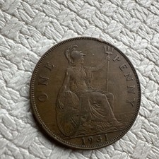 1931 KING GEORGE ONE PENNY COIN (VERY RARE).