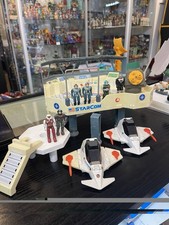Mattel Starcom Bundle - Starbase Command Parts 2 X Starwolf And 6 Figures